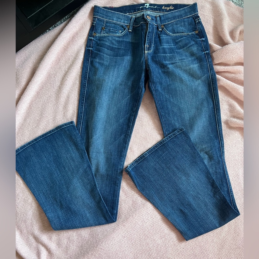 7 For All Mankind Indigo Straight Leg Jeans